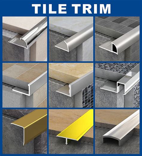 Foshan Reliable Factory Professional Custom Aluminum Tile Trim Corners