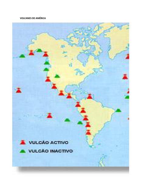 Volcanes De América Volcán Tipos De Erupciones Volcánicas