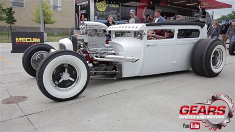 1929 Model A Blown Bagged And Chopped Hot Rod Rat Rod Gears Wheels