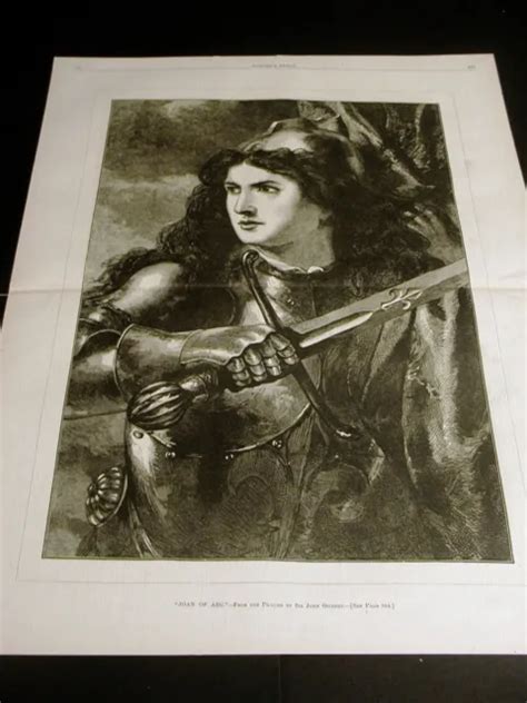 Sir John Gilbert Joan Of Arc France War Picclick