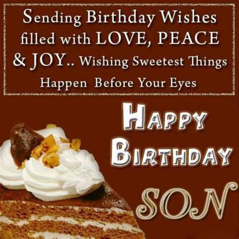 Happy Birthday Son Quote Pictures Photos And Images For Facebook