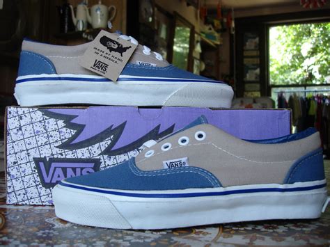 Theothersideofthepillow Vintage Vans 2 Tone Putty And Blue Era Style 95