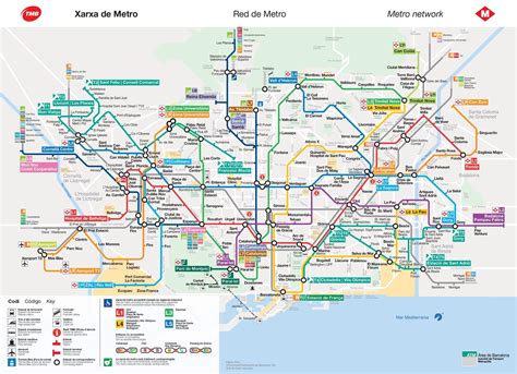 El Mapa Del Metro De Barcelona Online Y En Pdf Descargable