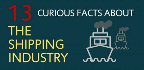 13 Curious Facts About The Shipping Industry Infographic