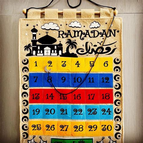 Ramadan Countdown Calendar Customize And Print
