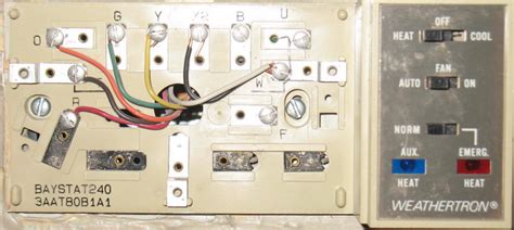 wiring thermostat honeywell   furnace heat pump trane xexe combo