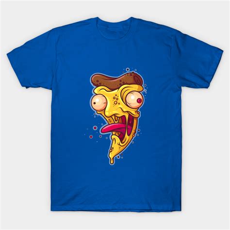 Pizza Scream Blue T Shirt Teepublic
