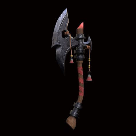 Stylized Axe Game Asset Cgtrader