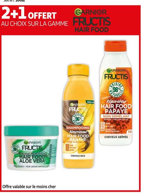 Promo La Gamme Garnier Fructis Hair Food Chez Auchan Icataloguefr