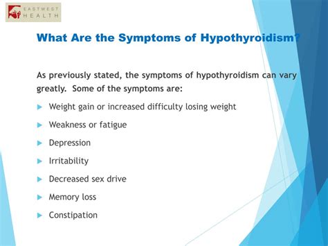 Ppt What Are The Causes Symptoms And Risks Of Hypothyroidism