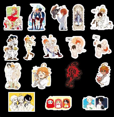 50pcs Promised Neverland Stickers Pack Etsy
