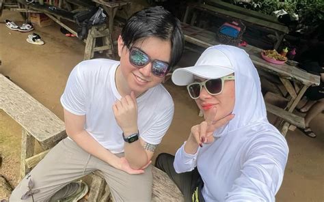 olla ramlan pajang foto adem mantan suami pertama bareng sang putra