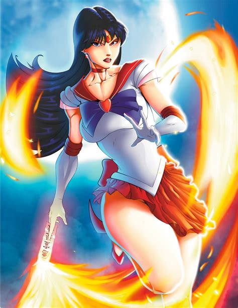 Digital Holographic Manga Buy Get Free Poster Shiny Sailor Mars Sailor Mars Illustration