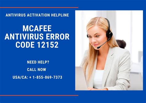 Steps To Resolve Mcafee Antivirus Error Code 12152