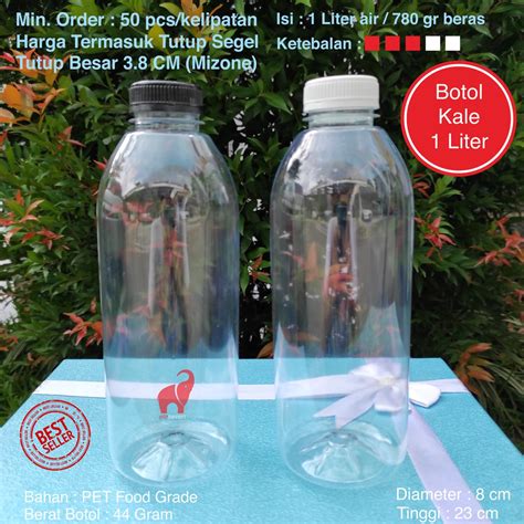Jual Botol Kale Plastik 1 Liter 1000 Ml 1000ml Botol Jus Botol Kopi Botol Juice Indonesia