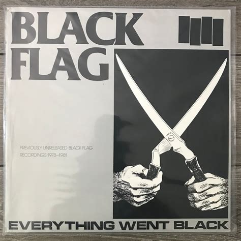 Black Flag Everything Went Black Vinyl 2xlp Cali Vibes Clothing