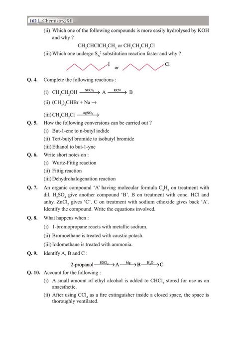 Class Chemistry Notes For Haloalkanes And Haloarenes
