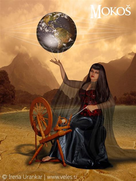A Woman Is Sitting On The Ground With A Spinning Wheel In Her Hand