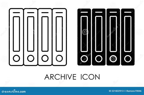 Icono De Archivo Con Documentos Almacenamiento De Documentos Contables