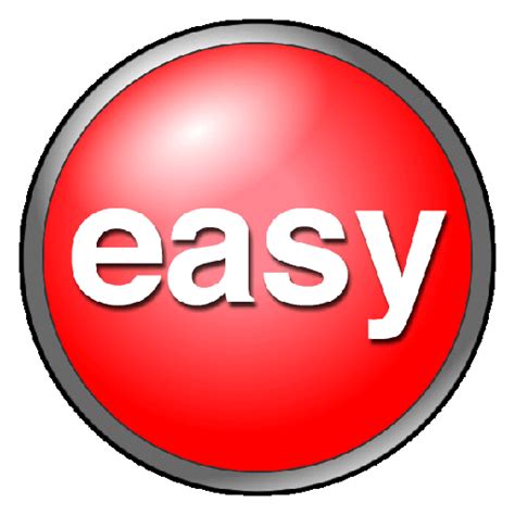 Easy Button Png Png Image Collection