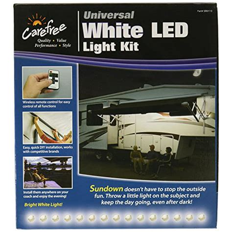 Carefree Sr0113 White Led Universal White Rv Awning Led Light Kit1