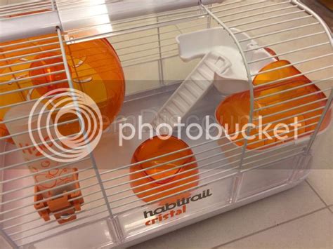 Habitrail Cristal Dwarf Hamster Habitat Cage Wheel Water Bottle Mouse