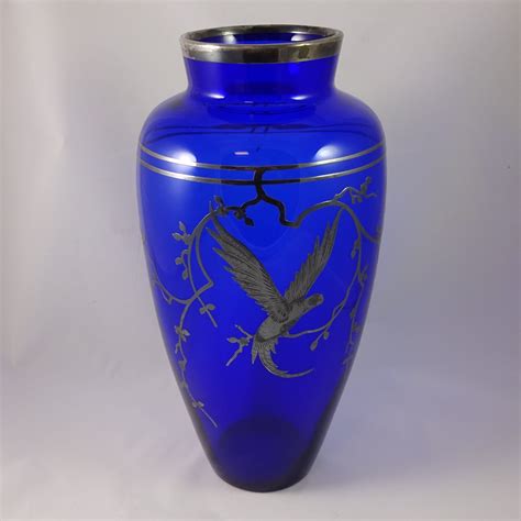 1910 Cobalt Blue Vase 1522 Cobalt Blue Vase Blue Vase Cobalt Blue