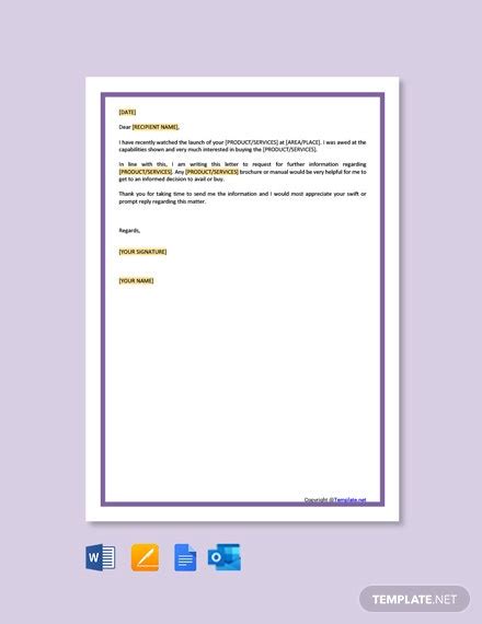 A family assistance hardship letter is simply a request for help. FREE Information Request Letter Template - Word (DOC) | Google Docs | Apple (MAC) Pages ...