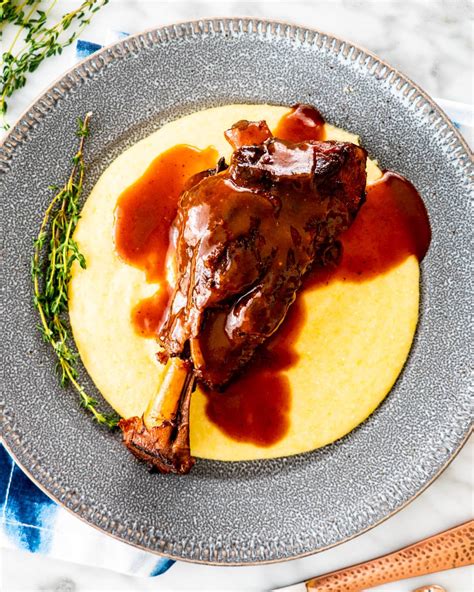 Braised Lamb Shanks Jo Cooks