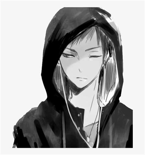 Boy Anime Profile Picture Black And White معرض الصور
