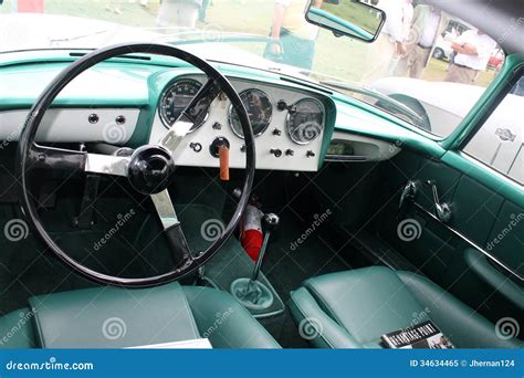 Classic Sports Car Interior Dials Editorial Image Image 34634465