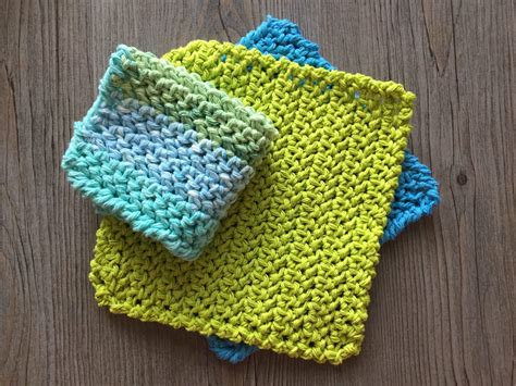 Easy Herringbone Dishcloth Free Crochet Pattern Rich Textures Crochet