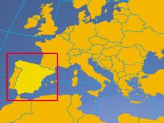 Map Of Spain In Europe