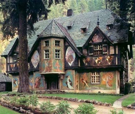 Bavarian House With Painted Facade Storybook Cottage Storybook Homes
