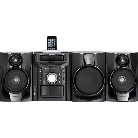 I still almost always prefer my cd player, but when i have a party and need a constant. Sharp CD-DHS1050P Mini Component System CD-DHS1050P B&H Photo