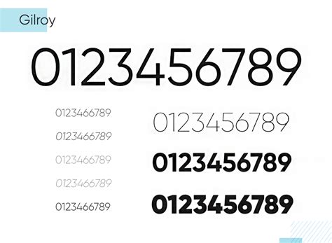 40 Best number fonts: free and paid - Justinmind