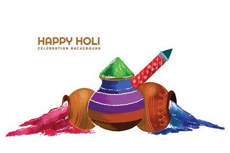 Festival Of Colors Celebration Happy Holi Card Background 20310495