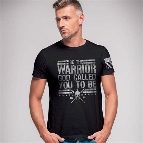 Hold Fast Mens T Shirt Be The Warrior Warriors T Shirt Mens Tshirts