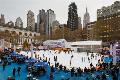 Bank Of America Winter Village Skating Back Into Bryant Park At The End