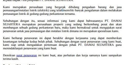 Surat dinas adalah surat yang dibuat oleh instansi resmi atau dinas yang berguna untuk berbagai kepentingan tertentu. Contoh Surat Penawaran Barang Yang Singkat Padat Dan Jelas ...