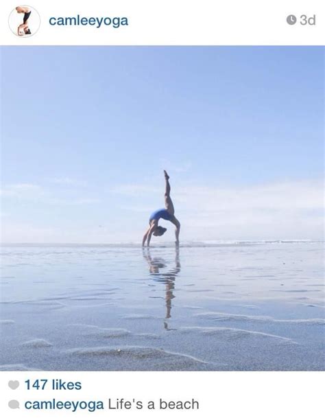 yoga fitness cannonbeach oregon oregoncoast travel inspiration motivation ocean beach
