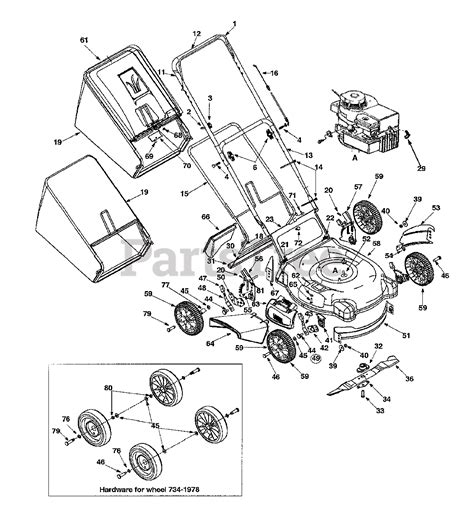 Yard Machine Riding Mower Parts Diagram