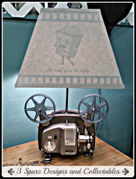 3 Spurz Dandc Repurposed Refurbished Creations Movie Projector Lamp