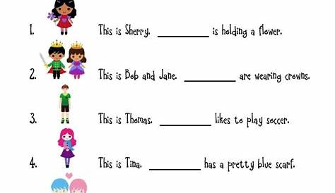 Image result for pronouns worksheets grade 1 | Personal pronouns