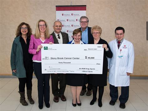 Sbu Cancer Center Receives Generous Donation From The Ward Melville