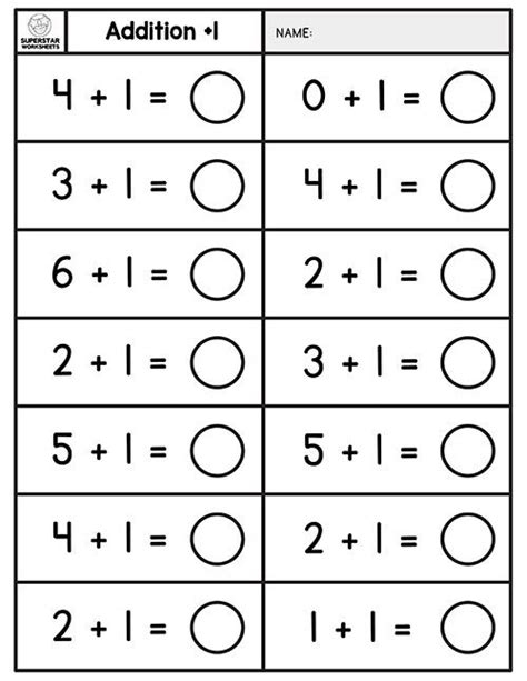 Preschool Assessment Superstar Worksheets Math Addition Worksheets