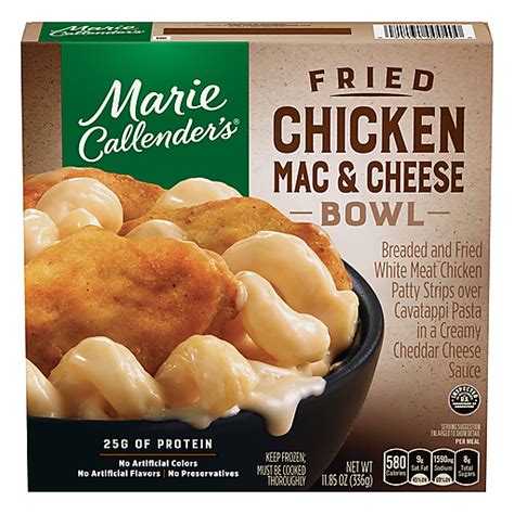 Marie Callender S Fried Chicken Mac Cheese Bowl Oz Pasta