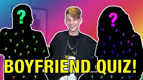 If you're wondering what might be on a unique gifts for boyfriend list, check this one out for the sheer volume of creative options. The Boyfriend Quiz - YouTube
