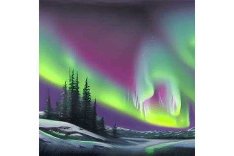 Aurora Borealis Graphic By L M Dunn · Creative Fabrica
