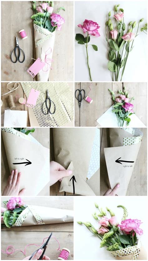 The tsubaki provides memorable floral gifts for birthday celebrations and weddings made by quality felt. DIY: Paper Wrapped Bouquet - Zoe With Love